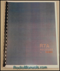 Drake R-7A Operating Manual Drake R-7A Operating Manual